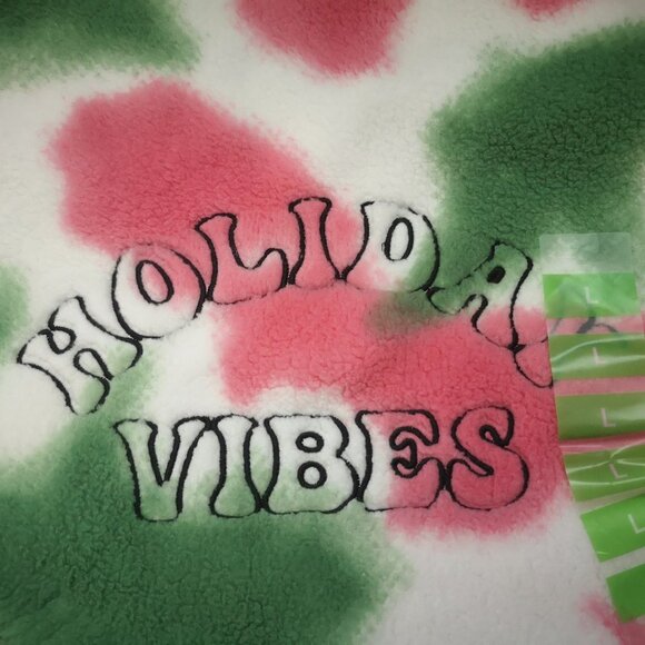 NWT Rockin' Around Ladies Fleece Holiday Vibes long Sleeves Sweatshirt - Picture 4 of 7